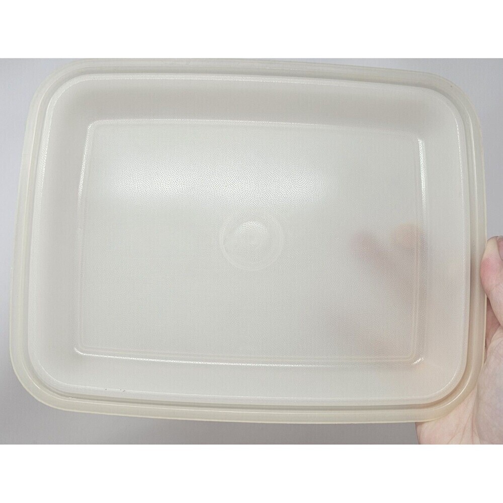 Tupperware Pack N Carry Lunch Box Set Vintage Paprika Red #1254-3 - Picture 16 of 16